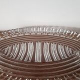 Plat en verre vintage