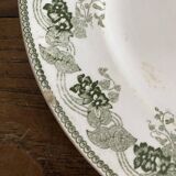 Iron earth dessert plates Moulins des loups Violetta