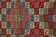 Anatolian handmade kilim rug 260 cm x 83 cm