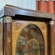 Art Deco buffet in mahogany, oak, and marble top.