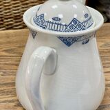Iron earthenware teapot Gien service Fontenay