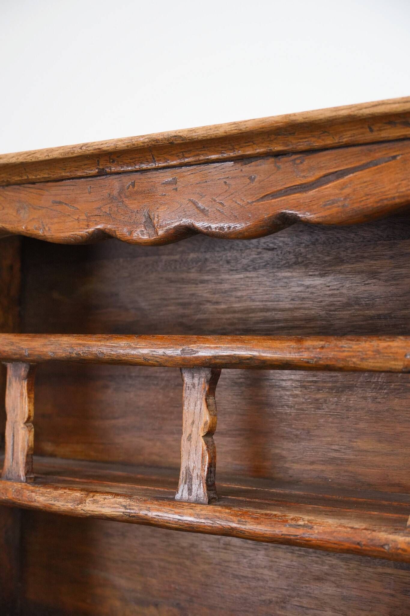 Spanish farmhouse wooden kitchen cabinet from the early 20th century