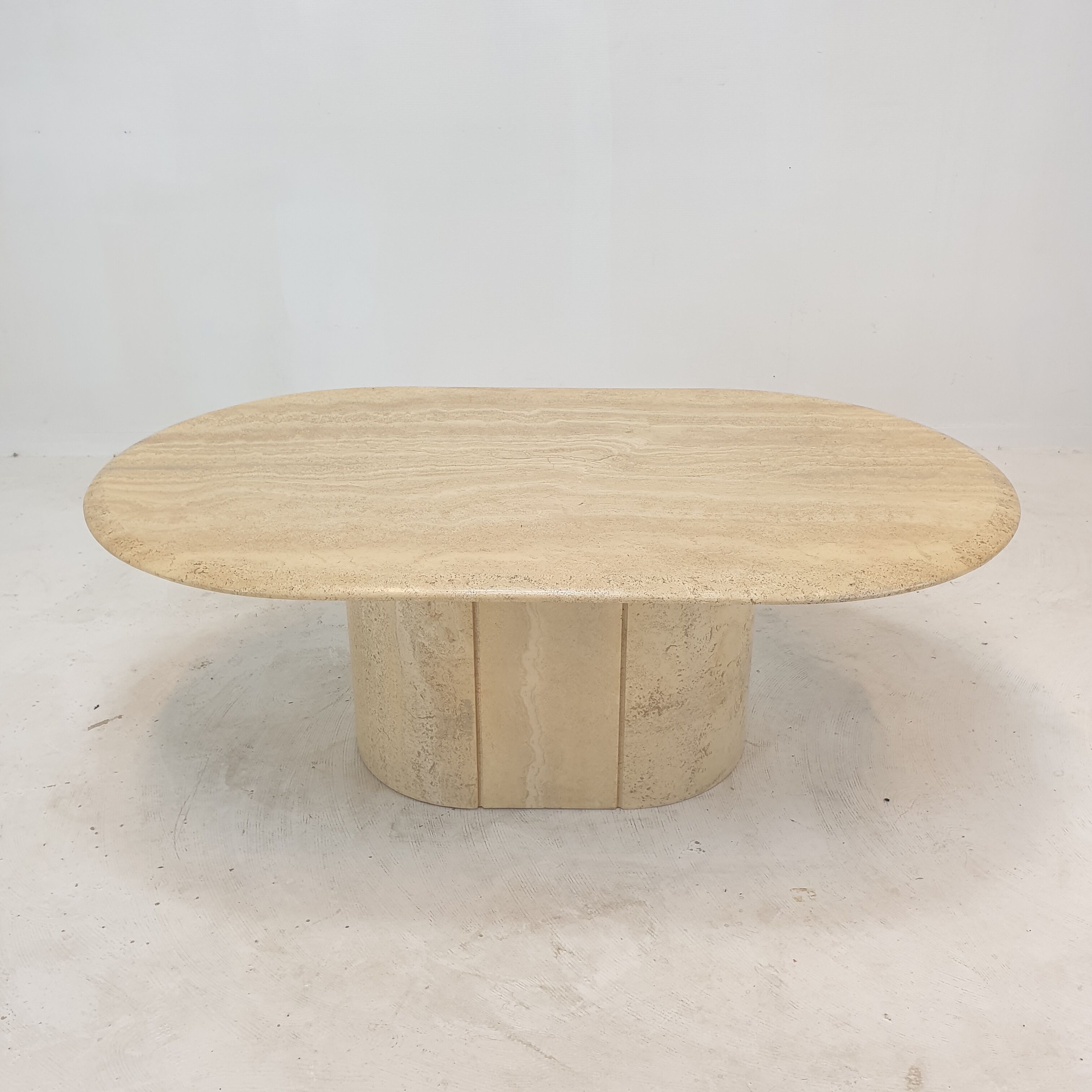 Italian Travertine Coffee Table, 1980's