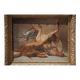 Still life game painting, framed painting, old painting