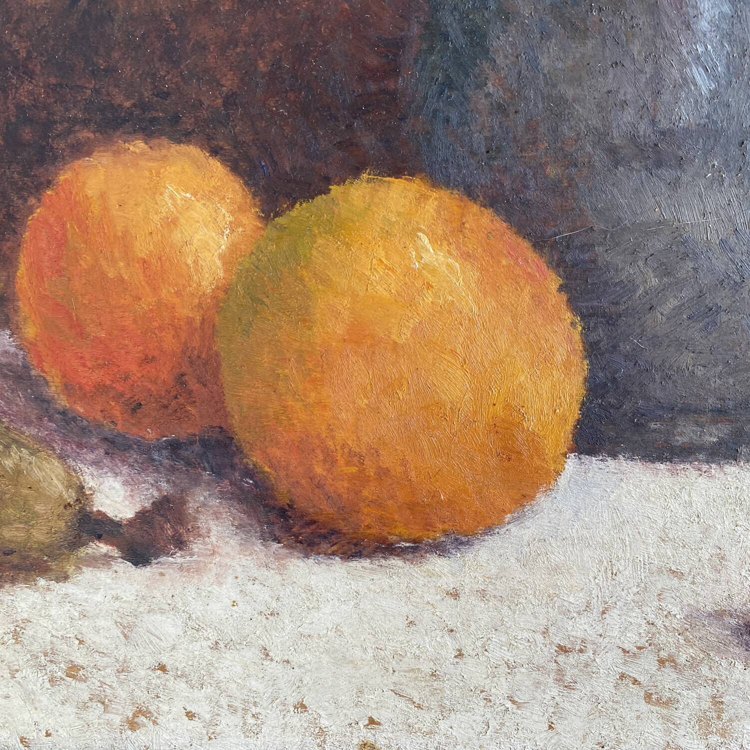 Painting 1934 "the jug with fruit" signed j.uteza