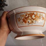 Old earthenware salad bowl