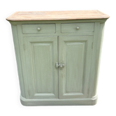 Office buffet on a grey mastic oak plinth