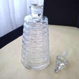 Glass perfume or eau de toilette bottle
