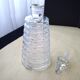 Glass perfume or eau de toilette bottle
