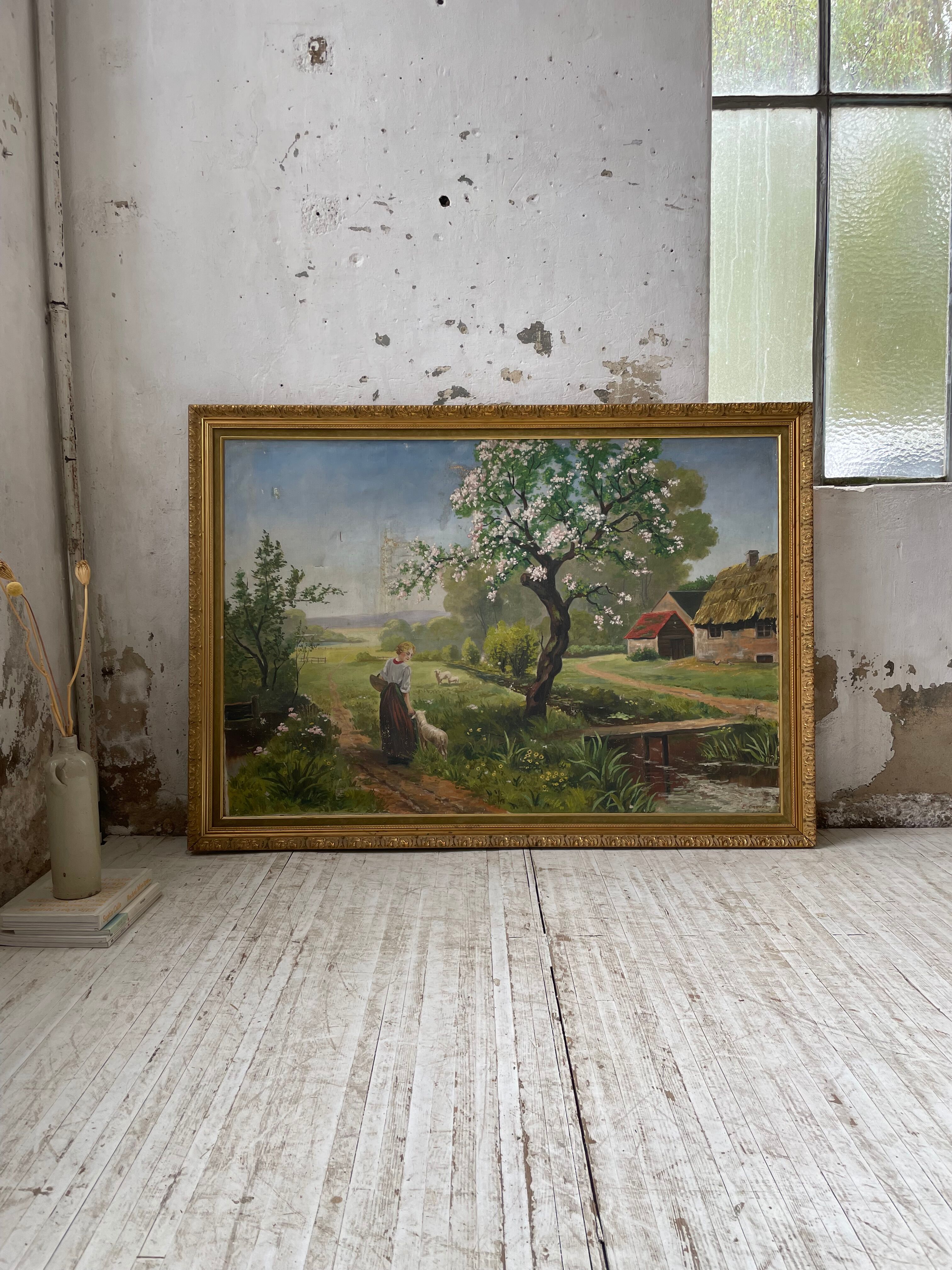 Oil painting canvas 1944 XL