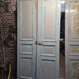 Pair of antique partition doors