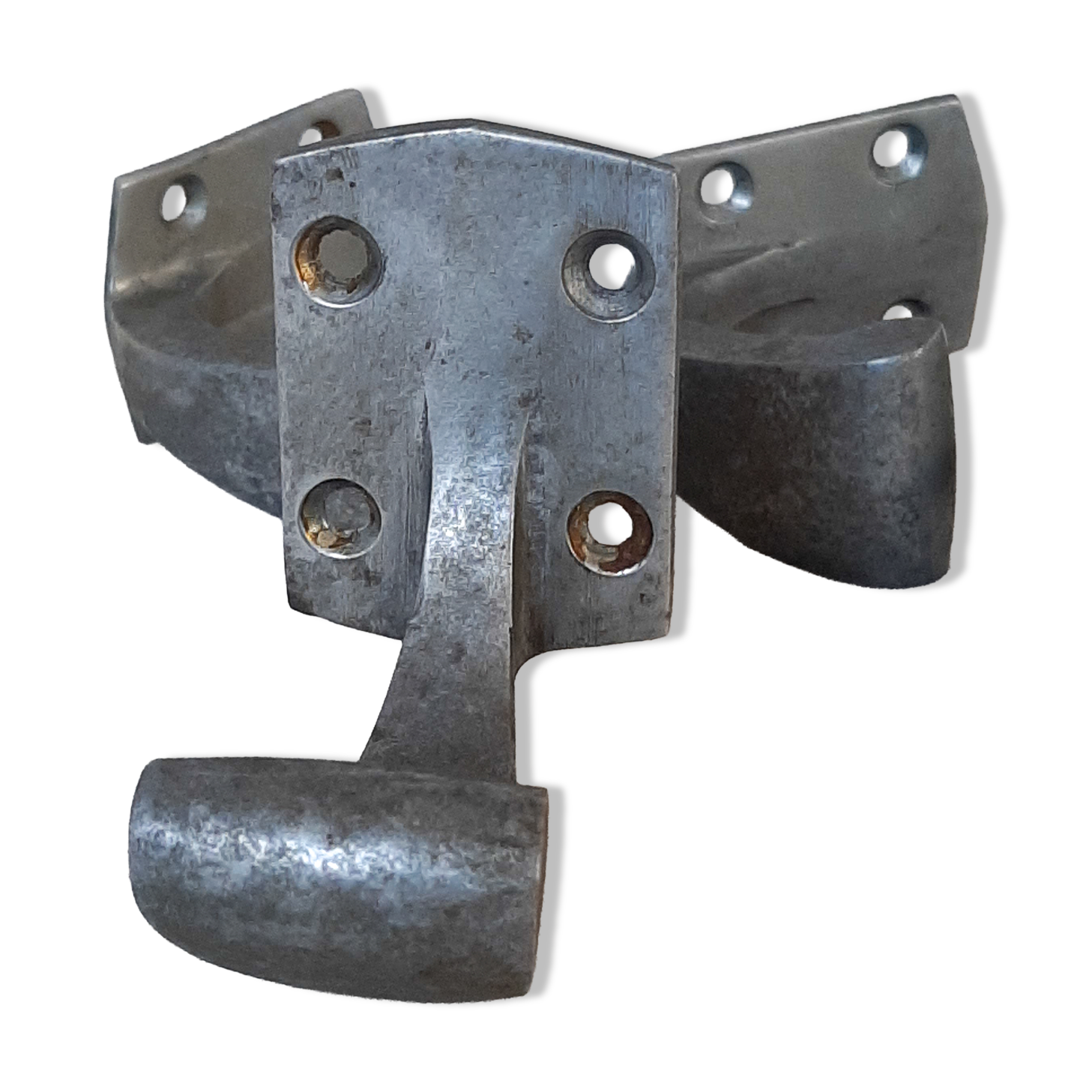 Vintage cast aluminium wall hooks