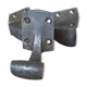 Vintage cast aluminium wall hooks