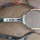 Série de 3 raquettes de tennis vintage