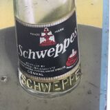 Schweppes metal advertising plate