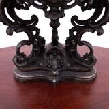 Paire de lampes à huile en bronze, France, vers 1880.