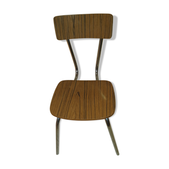 Brown formica chair