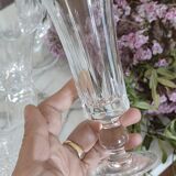 Set of 6 Sèvres crystal champagne flutes