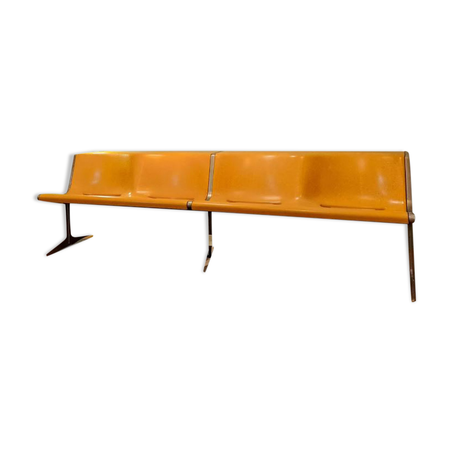 Friso Kramer 4-seater bench for Wilkhahan 60-70's
