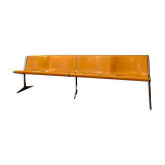 Friso Kramer 4-seater bench for Wilkhahan 60-70's