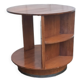 Modernist art deco bookcase pedestal