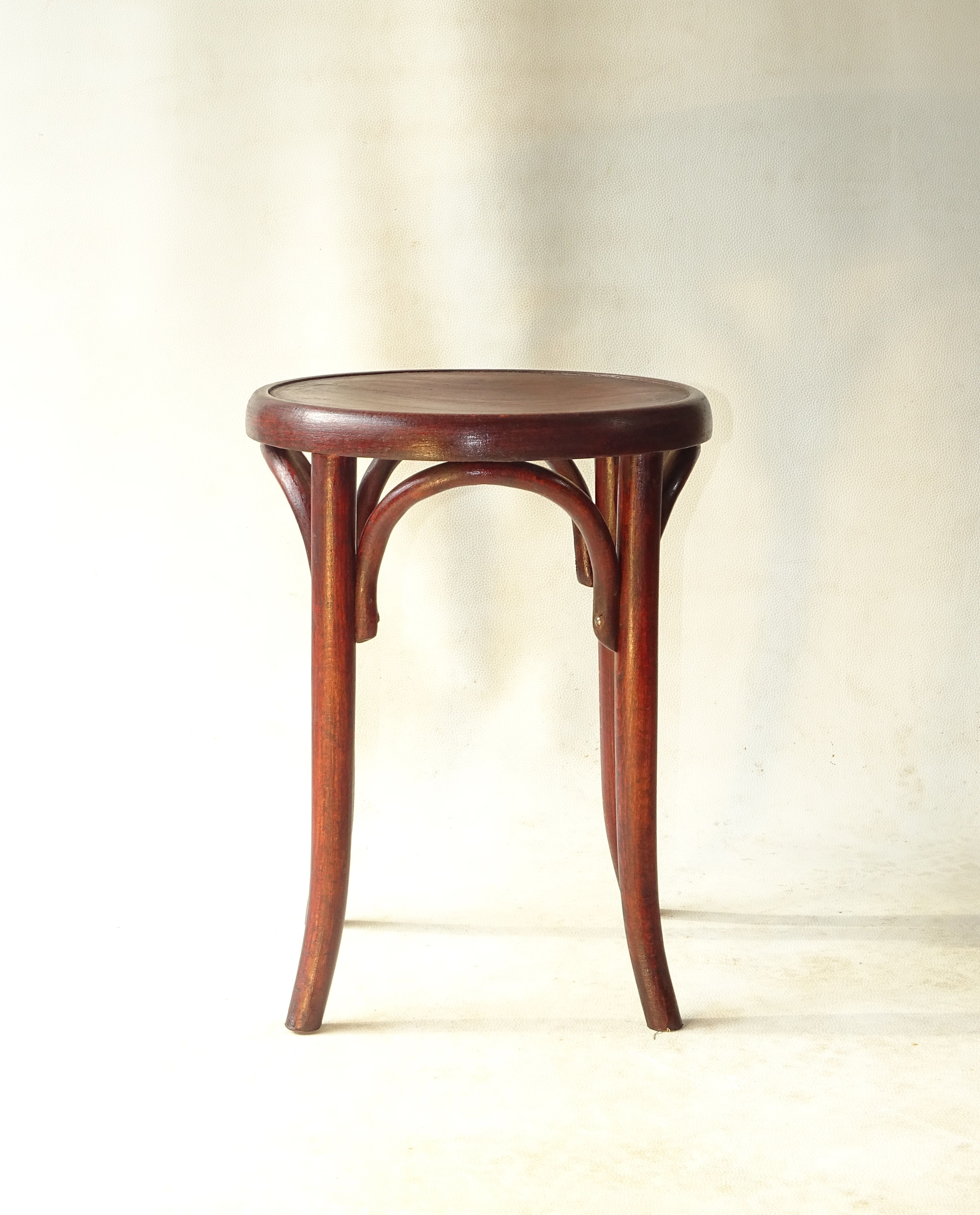 1925 mahogany bistro stool