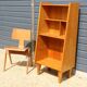 Meuble bibliothèque niches 1950