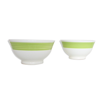 Duo of Italian ceramic bowls