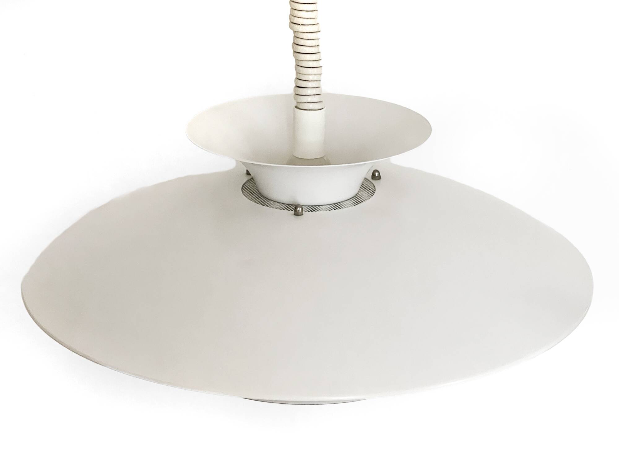 Large layered pendant light by Frandsen lighting. Denmark 1970s