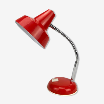 Lampe cocotte rouge 70'S