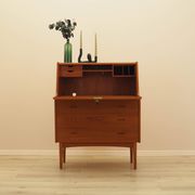 Teak secretary, Danish design, 1960s, Arne Wahl Iversen, Vinde Møbelfabrik
