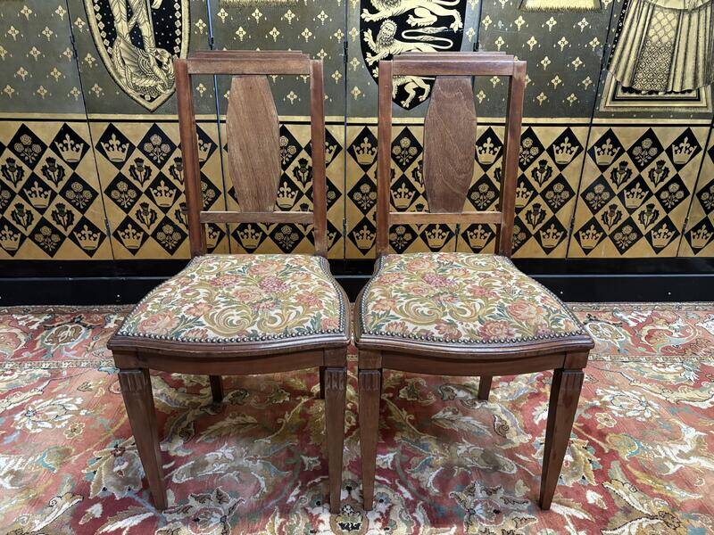 Pair of art deco chairs