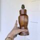 Brutalist walnut table lamp 1950