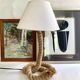 Cord lamp and cotton lampshade