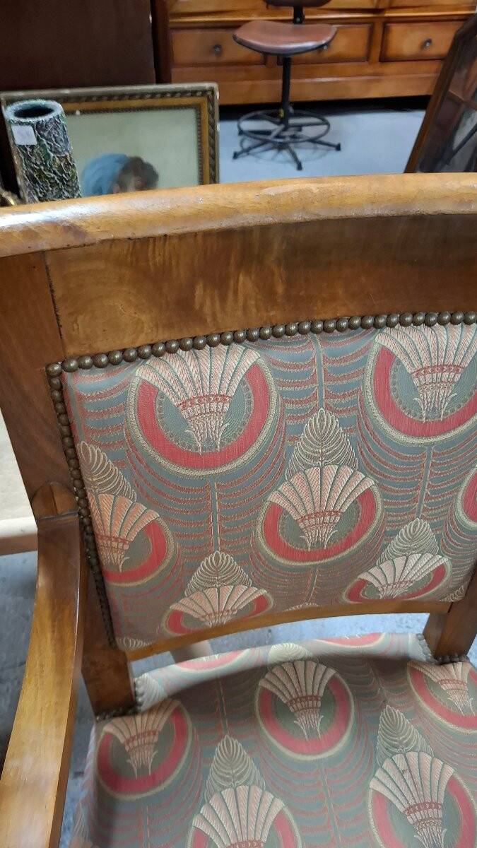 Pair of restoration armchairs