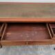 Louis XVI style flat desk in 19th century mahogany