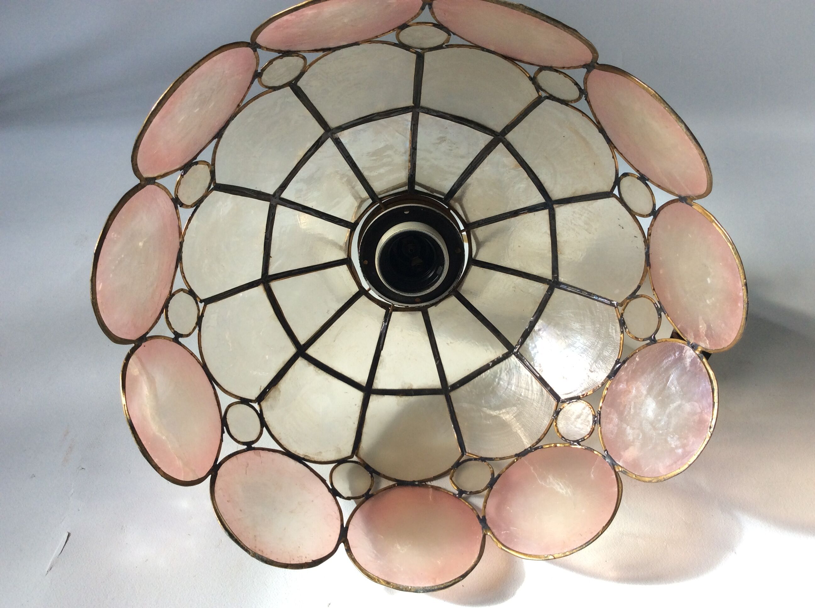 Hanging in vintage mother-of-pearl