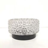 Cast glass ceiling lamp