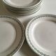 Set of 10 plates Sarreguemines 1900 faience U-C Nobilis