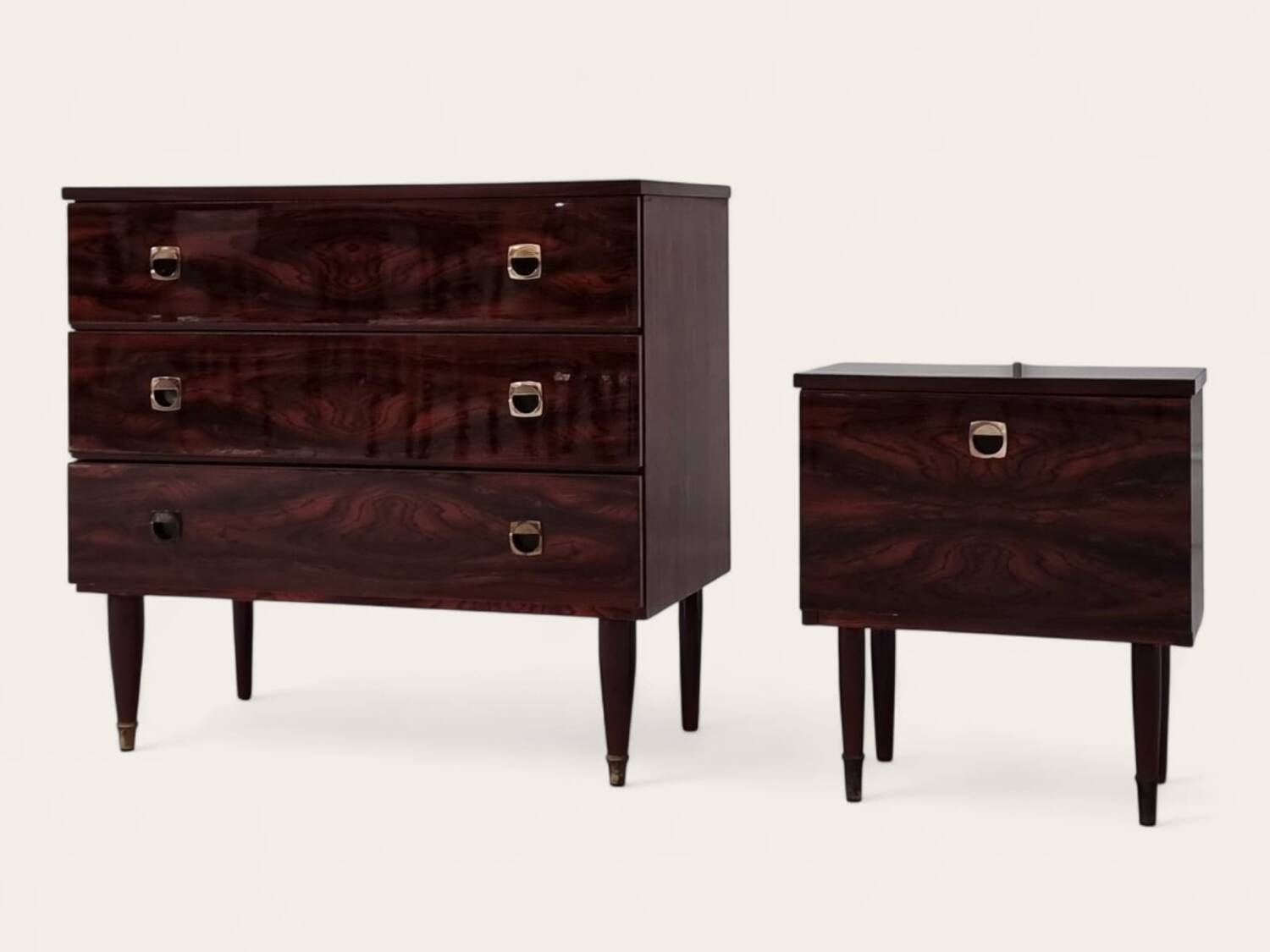 Commode et chevet, milieu XXème