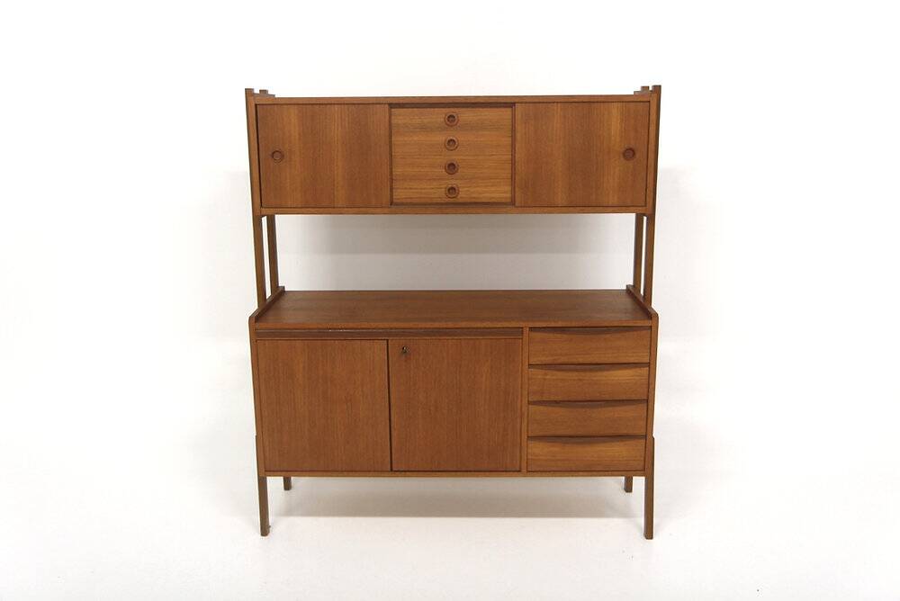 Scandinavian teak secretary, Sweden, 1960