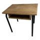 Children's desk in wood and metal