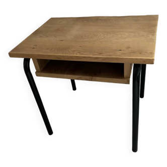 Small wood and metal desk
