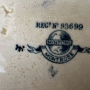 6 assiettes dessert minton montrose 19ème