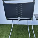 Paire de chaises MR 10 avec lacets Mies Van der Rohe, Knoll International