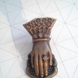 Ensemble de deux pince main à courrier Art Nouveau.