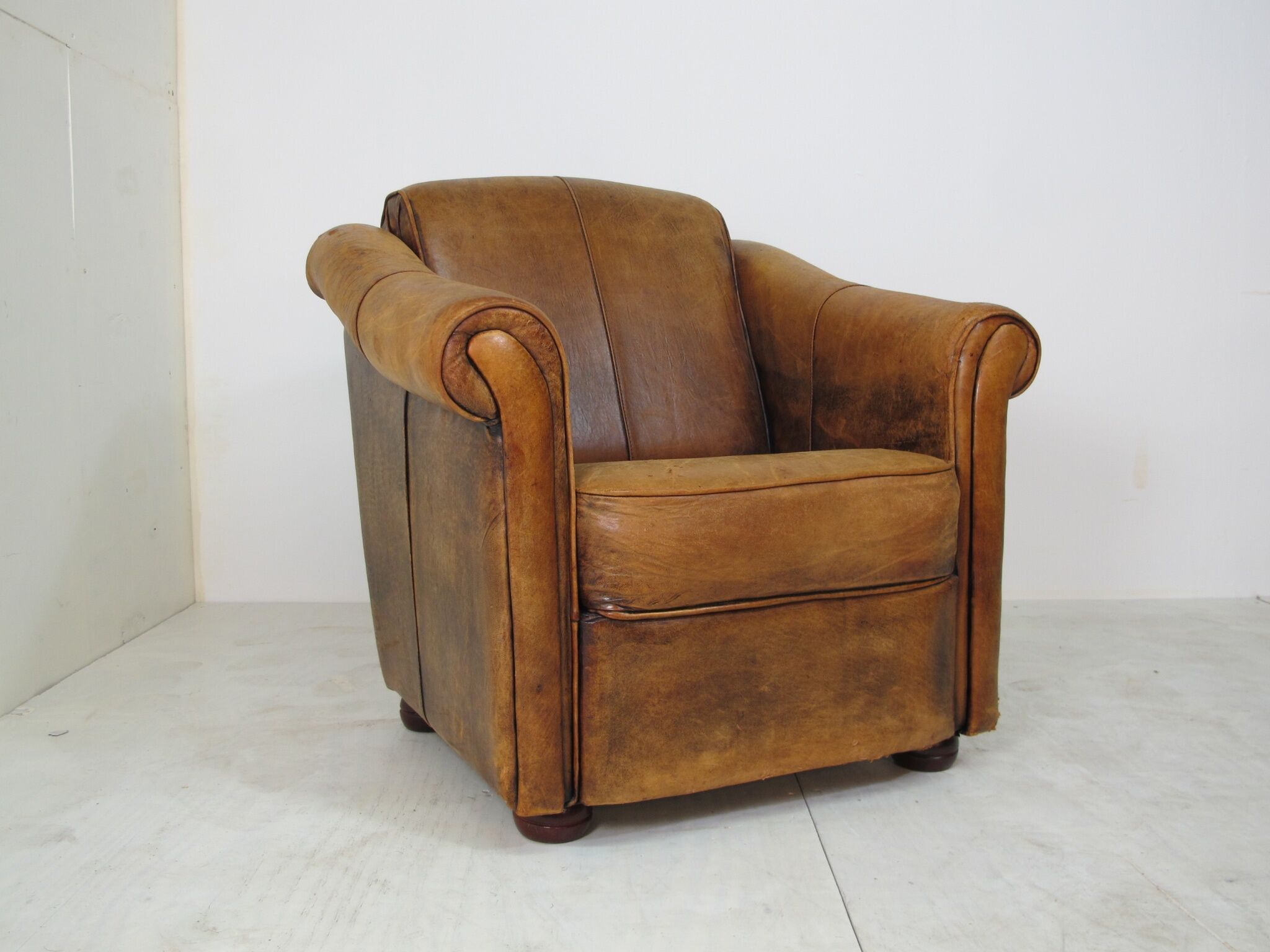 Fauteuil en cuir
