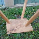 Antique wooden tripod stool