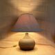 J. Pouchain lamp, fabric shade 1960