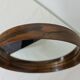 Uno and Osten Kristiansson rosewood table mirror edition Luxus Sweden circa 1960